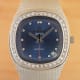 Eterna Sonic, Electronic White Gold Blue Dial Diamond Set EternaSonic, Rare