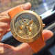 Ikepod Hemipode Grande Date Chronometer: Dutch Orange in 18K-Monocoque by Marc Newson, Gen1 UFO