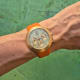 Ikepod Hemipode Grande Date Chronometer: Dutch Orange in 18K-Monocoque by Marc Newson, Gen1 UFO