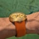Ikepod Hemipode Grande Date Chronometer: Dutch Orange in 18K-Monocoque by Marc Newson, Gen1 UFO
