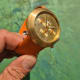Ikepod Hemipode Grande Date Chronometer: Dutch Orange in 18K-Monocoque by Marc Newson, Gen1 UFO