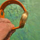 Ikepod Hemipode Grande Date Chronometer: Dutch Orange in 18K-Monocoque by Marc Newson, Gen1 UFO