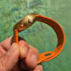 Ikepod Hemipode Grande Date Chronometer: Dutch Orange in 18K-Monocoque by Marc Newson, Gen1 UFO
