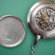 IWC White Gold Dress / Pocket Watch with Diamonds & Knob
