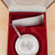 IWC White Gold Dress / Pocket Watch with Diamonds & Knob