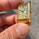 Longines Rare Faceted Tank, 18K