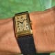 Longines Rare Faceted Tank, 18K
