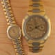 Omega Seamaster Polaris Gold, Titanium, Diamonds, 1990 Full Set Ladies Watch