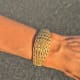 Omega Gilbert Albert Secret Time-Cage: Rare Maille d'Or-Bracelet