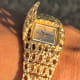 Omega Gilbert Albert Secret Time-Cage: Rare Maille d'Or-Bracelet