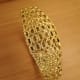 Omega Gilbert Albert Secret Time-Cage: Rare Maille d'Or-Bracelet