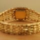 Omega Gilbert Albert Secret Time-Cage: Rare Maille d'Or-Bracelet