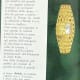 Omega Gilbert Albert Secret Time-Cage: Rare Maille d'Or-Bracelet