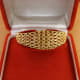 Omega Gilbert Albert Secret Time-Cage: Rare Maille d'Or-Bracelet