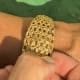 Omega Gilbert Albert Secret Time-Cage: Rare Maille d'Or-Bracelet