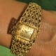 Omega Gilbert Albert Secret Time-Cage: Rare Maille d'Or-Bracelet