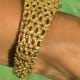 Omega Gilbert Albert Secret Time-Cage: Rare Maille d'Or-Bracelet