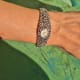 Omega Gilbert Albert Mailles d'Or in Whitegold: Rare Openwork Backwinder-Bracelet