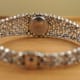 Omega Gilbert Albert Mailles d'Or in Whitegold: Rare Openwork Backwinder-Bracelet