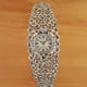 Omega Gilbert Albert Mailles d'Or in Whitegold: Rare Openwork Backwinder-Bracelet