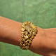 Omega Nugget: Gilbert Albert Pave d'Or, Asymmetric Naturalistic Ladies-Bracelet, Rare