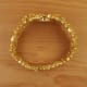 Omega Nugget: Gilbert Albert Pave d'Or, Asymmetric Naturalistic Ladies-Bracelet, Rare