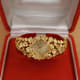 Omega Nugget: Gilbert Albert Pave d'Or, Asymmetric Naturalistic Ladies-Bracelet, Rare
