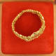 Omega Nugget: Gilbert Albert Pave d'Or, Asymmetric Naturalistic Ladies-Bracelet, Rare