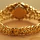 Omega Nugget: Gilbert Albert Pave d'Or, Asymmetric Naturalistic Ladies-Bracelet, Rare