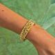 Omega Gilbert Albert-Set Frisson d'Or: Naturalistic Bracelet Ladies-Watch & Brooch