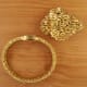 Omega Gilbert Albert-Set Frisson d'Or: Naturalistic Bracelet Ladies-Watch & Brooch