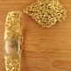 Omega Gilbert Albert-Set Frisson d'Or: Naturalistic Bracelet Ladies-Watch & Brooch