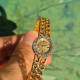 Omega Mailles d'Or by Gilbert Albert, Ladies-Bracelet Backwinder, Diamonds