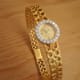 Omega Mailles d'Or by Gilbert Albert, Ladies-Bracelet Backwinder, Diamonds