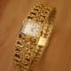 Omega Gilbert Albert Mailles d'Or-Bracelet