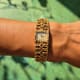 Omega Gilbert Albert Mailles d'Or Bracelet