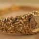 Omega Gilbert Albert Mailles d'Or, Naturalistic Ladies Lingerie-Bracelet