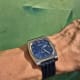 Omega MegaSonic 720Hz-Tuningfork, Blue Checkerboard-Dial: Exalted