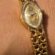 Omega Extra Feminine Ladies Gilbert Albert: Naturalistic Art Mailles d'Or