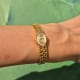 Omega Extra Feminine Ladies Gilbert Albert: Naturalistic Art Mailles d'Or