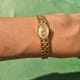 Omega Extra Feminine Ladies Gilbert Albert: Naturalistic Art Mailles d'Or