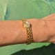 Omega Extra Feminine Ladies Gilbert Albert: Naturalistic Art Mailles d'Or