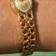 Omega Extra Feminine Ladies Gilbert Albert: Naturalistic Art Mailles d'Or