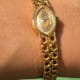 Omega Extra Feminine Ladies Gilbert Albert: Naturalistic Art Mailles d'Or
