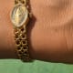 Omega Extra Feminine Ladies Gilbert Albert: Naturalistic Art Mailles d'Or