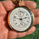 Omega Monopusher PocketWatch Chronograph, Heavy 18K-Monopussoir
