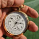 Omega Monopusher PocketWatch Chronograph, Heavy 18K-Monopussoir