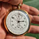 Omega Monopusher PocketWatch Chronograph, Heavy 18K-Monopussoir