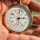Omega Monopusher PocketWatch Chronograph, Heavy 18K-Monopussoir