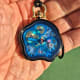 Others Hundertwasser-Pocketwatch: Skeletonized, Asymmetric PVD-Gold, GMT, Limited Edt.